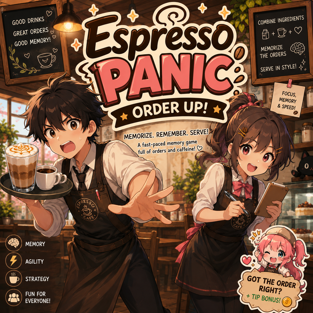 Espresso Panic: Order Up!